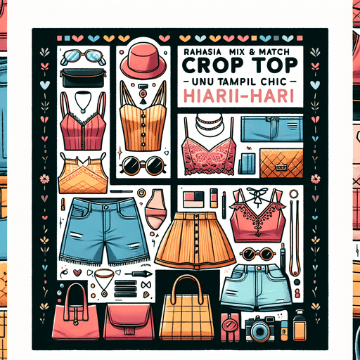 Rahasia Mix and Match Crop Top untuk Tampil Chic Sehari-hari